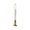 CC Christmas Decor Lighted Window Candles with Brass Base - 9" - Set of 4